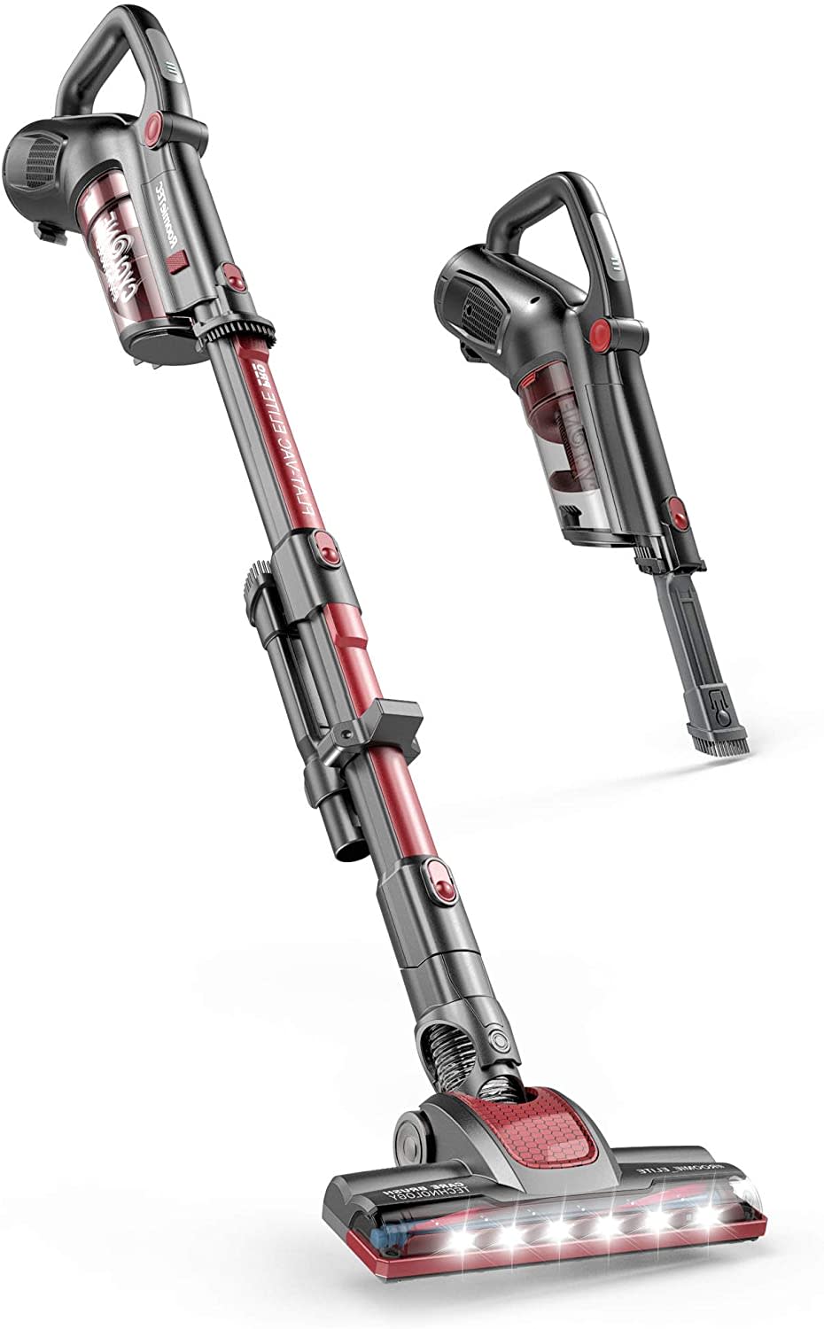 Save 18%. on the Roomie Tec Cordless Stick Vacuum. Image via Amazon.