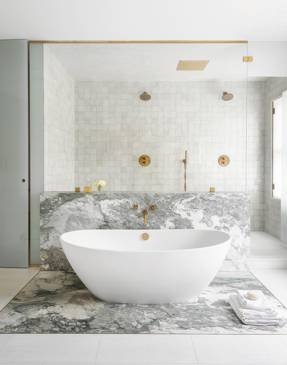 Marble bathroom