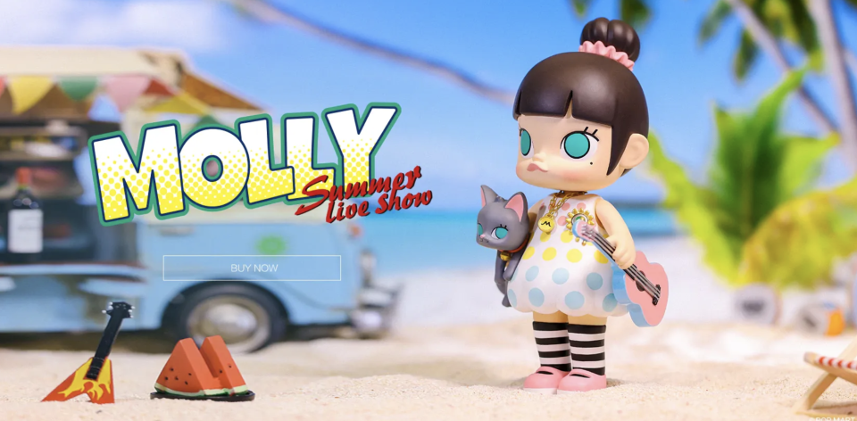 The cutest figurines such as Molly is waiting for you to bring her home. PHOTO: Pop Mart