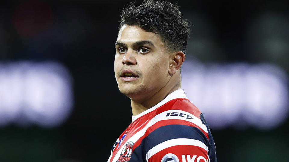 Sydney Roosters' Latrell Mitchell, pictured, is in the midst of extended contract negotiations.