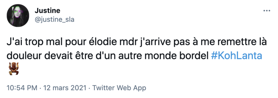 Les internautes sous le choc ont imaginé sa douleur !