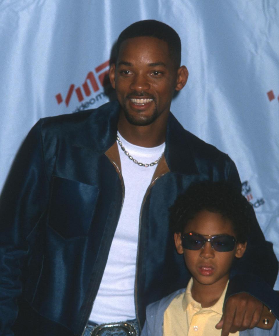 Will Smith with his son, Trey Smith