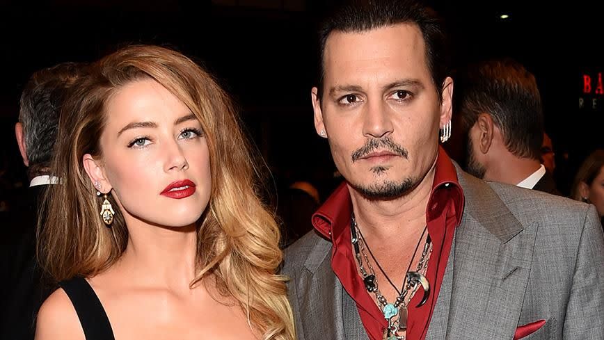 Amber Heard and Johnny Depp. Photo: Getty