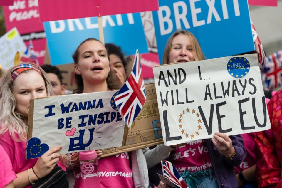 More than half a million people turned out for a march in London last month (Richard Isaac/REX/Shutterstock)