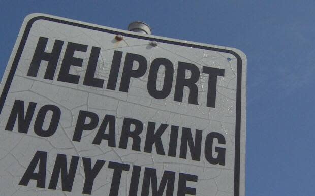 The heliport at the Health Sciences Centre in St. John's. 