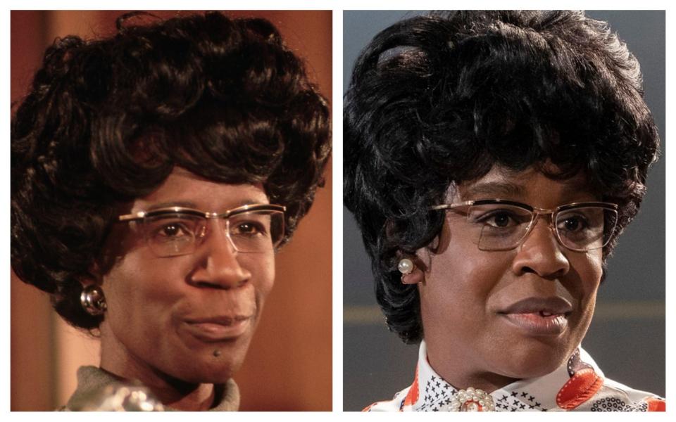 Uzo Aduba (right) plays Shirley Chisholm - Corbis/FX