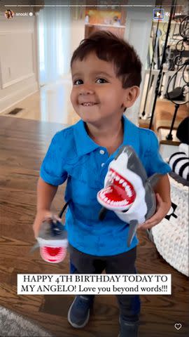 <p>Snooki /Instagram</p> Nicole 'Snooki' Polizzi and Jionni LaValle's youngest son, Angelo