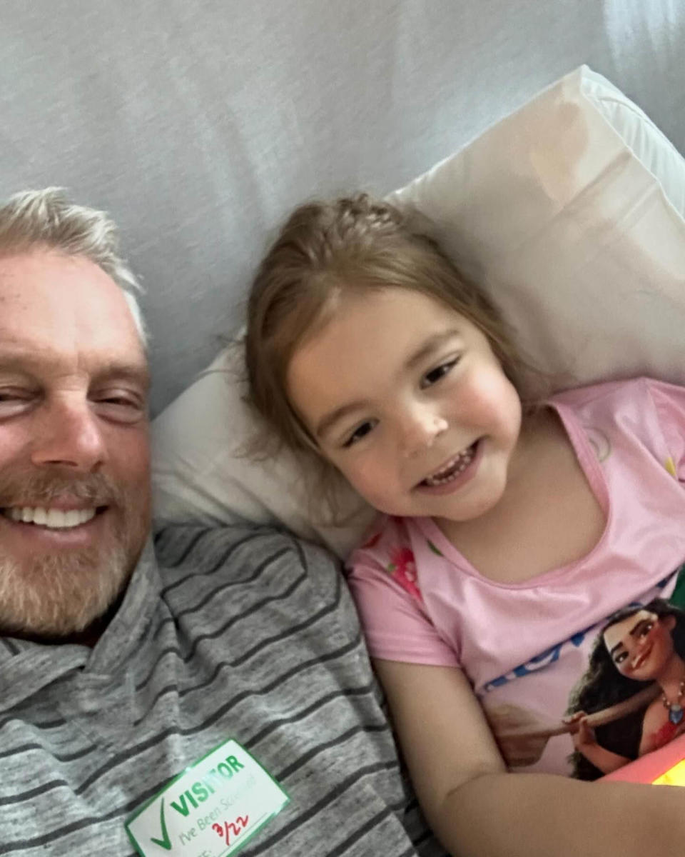 Celebrity trainer Gunnar Peterson reveals his daughter, 4, has cancer after having 'typical kid' symptoms (@gunnarfitness via Instagram)