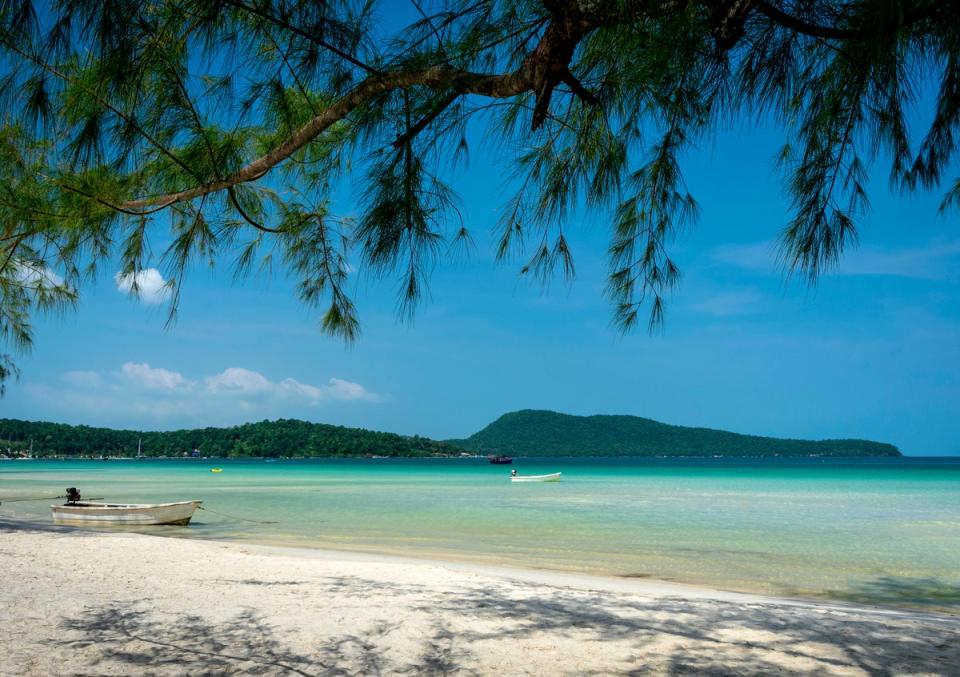 Saracen Bay is the main tourist beach on Koh Rong Sanloem (Getty Images/iStockphoto)