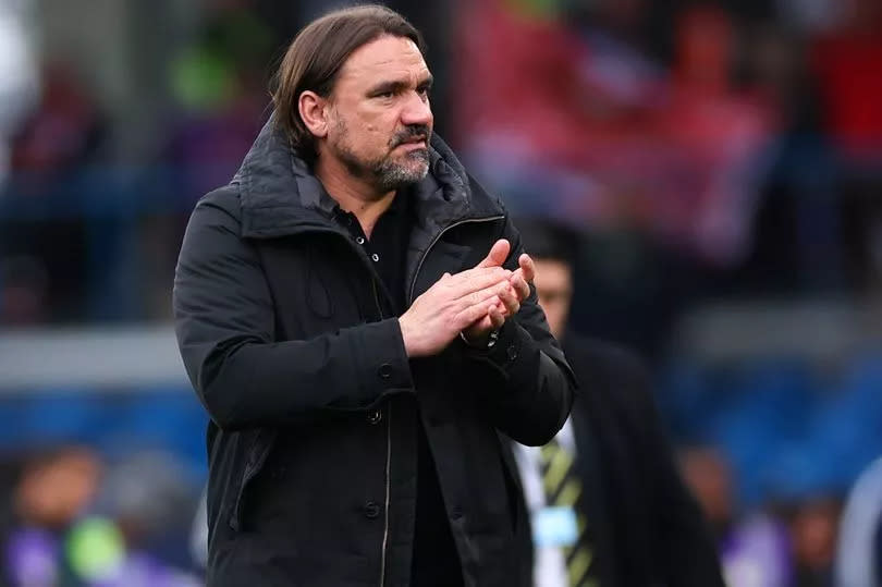 Daniel Farke is facing the media today ahead of Norwich City vs Leeds United -Credit:Robbie Jay Barratt - AMA/Getty Images