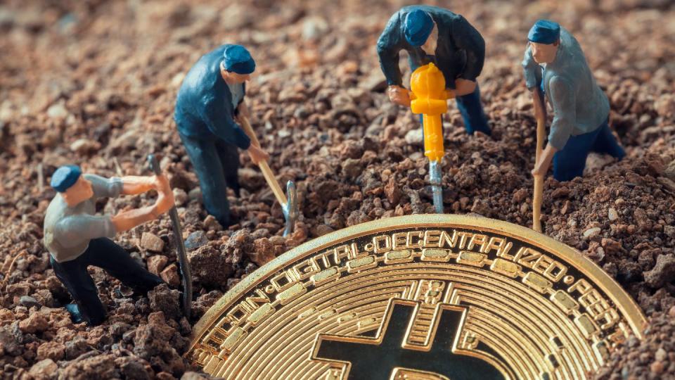 Des figurines déterrent un Bitcoin enfoui