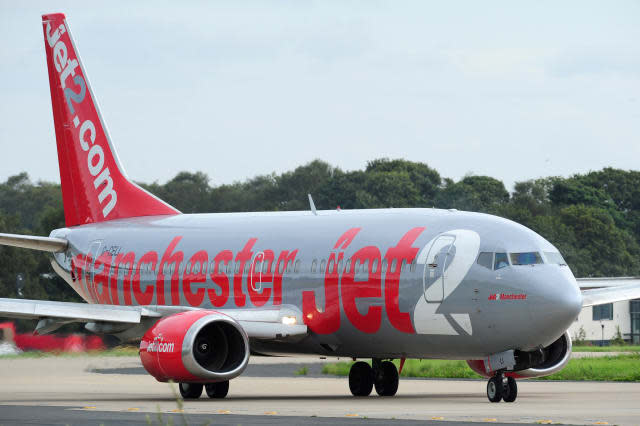 Stag do revellers removed from Jet2 plane at Manchester Airport