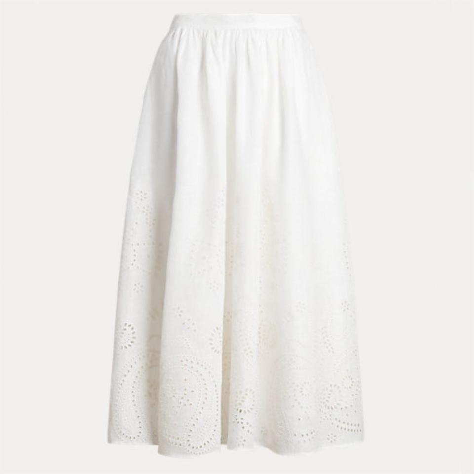 <p><a href="https://go.redirectingat.com?id=74968X1596630&url=https%3A%2F%2Fwww.ralphlauren.com%2Fwomen-clothing-skirts%2Feyelet-linen-midi-skirt%2F0074995309.html&sref=https%3A%2F%2Fwww.harpersbazaar.com%2Ffashion%2Ftrends%2Fg44536412%2Fbest-white-maxi-skirts%2F" rel="nofollow noopener" target="_blank" data-ylk="slk:Shop Now;elm:context_link;itc:0;sec:content-canvas" class="link ">Shop Now</a></p><p>Eyelet Linen Skirt</p><p>$349.99</p><p>ralphlauren.com</p><span class="copyright">Ralph Lauren</span>