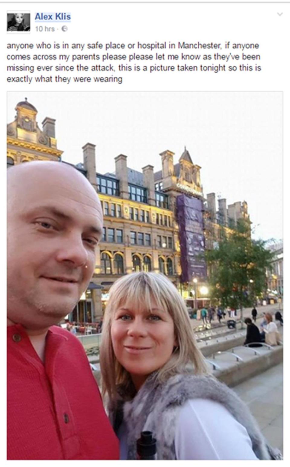 Marcin Klis and his wife Angelika were both killed in Manchester Arena bombing