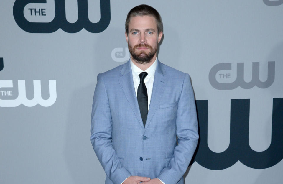 Stephen Amell has clarified his strike comments again credit:Bang Showbiz