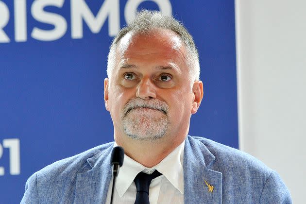 NAPOLI, ITALY - 2021/06/18: Massimo Garavaglia Minister of Tourism, at the opening of the 24th edition of the 