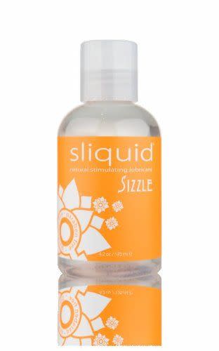 6) Sliquid Sizzle Warming Lube