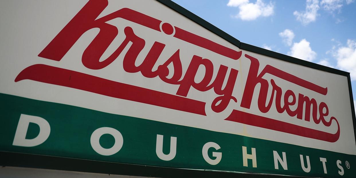 Krispy Kreme Doughnuts sign