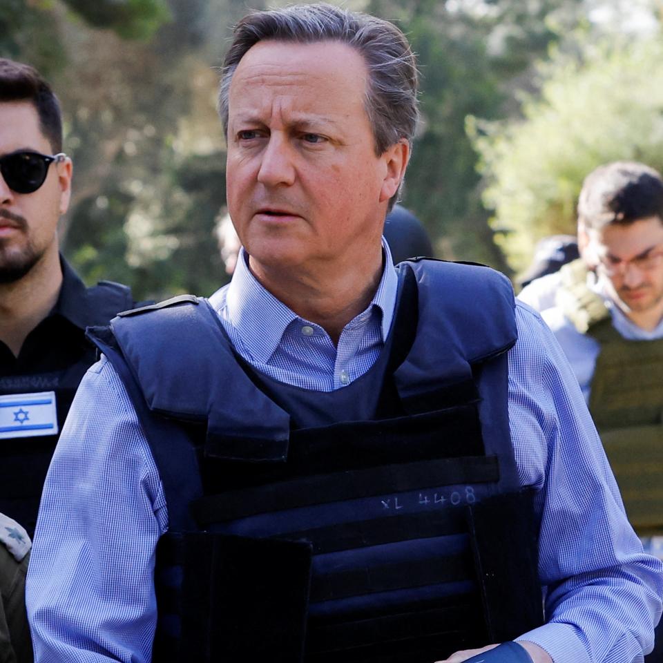 Securing the release of hostages is a priority, Lord Cameron’s spokesperson said (REUTERS)