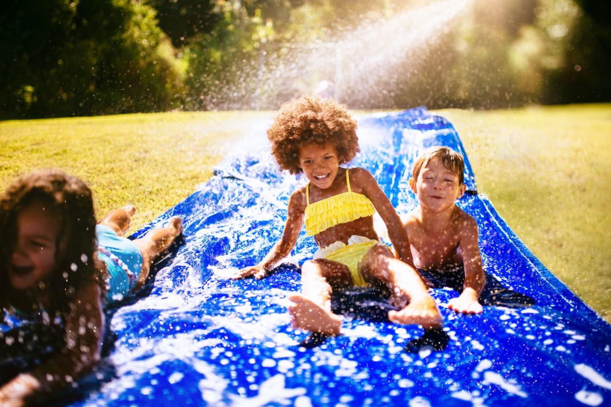 water slide picnic games