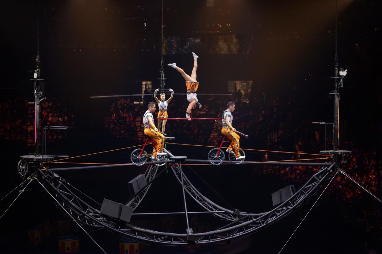 Ringling Bros. and Barnum & Bailey no longer uses live animals, but there are plenty of death-defying acrobatics and high-wire acts!