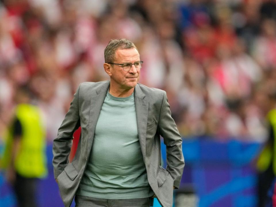 Zitterte am Spielfeldrand mit: Ralf Rangnick (IMAGO/GEPA pictures/ Johannes Friedl)