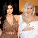 <p><strong>Wann: </strong>26. März<br> Kylie Jenner ist bekannt für ihre wechselnden Frisuren und nachdem sie ihr erstes Kind zur Welt gebracht hat, ist die Social Media Mogulin wieder erblondet. Sie teilte ein Bild ihres neuen Looks auf Instagram. <em>[Bild: Getty/Instagram]</em> </p>