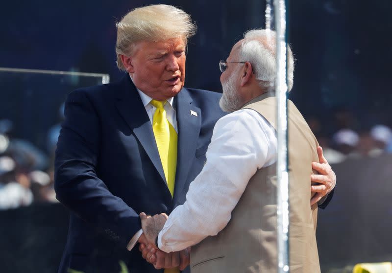 U.S. President Donald Trump visits India