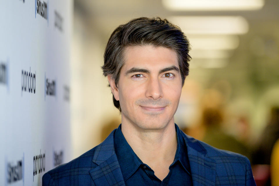 NEW YORK, NEW YORK - DECEMBER 10: (EXCLUSIVE COVERAGE) Brandon Routh visit SiriusXM Studios on December 10, 2019 in New York City. (Photo by Roy Rochlin/Getty Images)