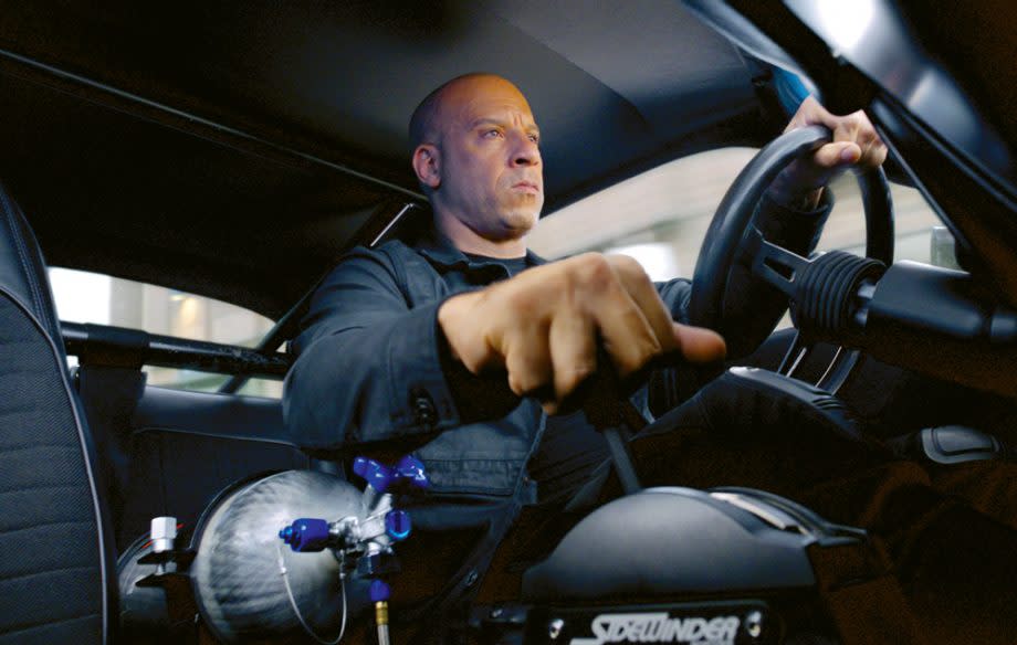 Vin Diesel in The Fate of the Furious (Credit: Universal)