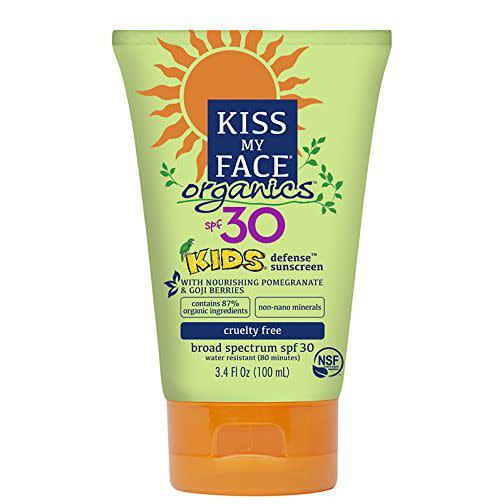 10) Kids Sunscreen SPF 30