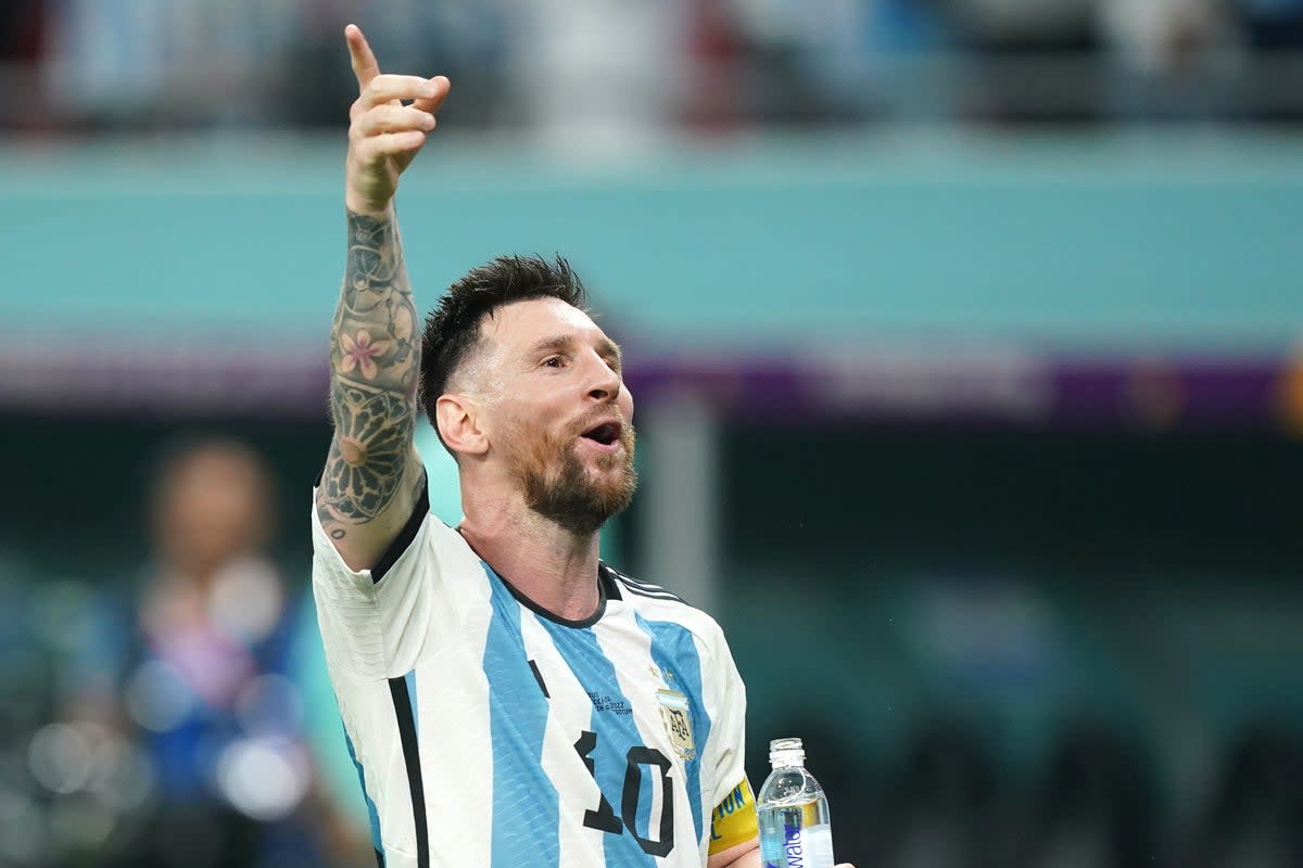 Lionel Messi will become the World Cup appearance record holder on Sunday (Mike Egerton/PA) (PA Wire)