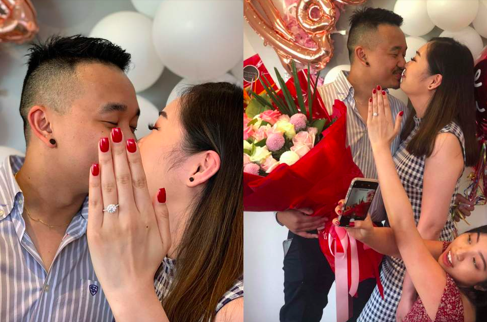 A women’s proposal pictures are winning the Internet thanks to her hilarious solution to having non manicured nails [Photo: Twitter/@goodgaljenjen]