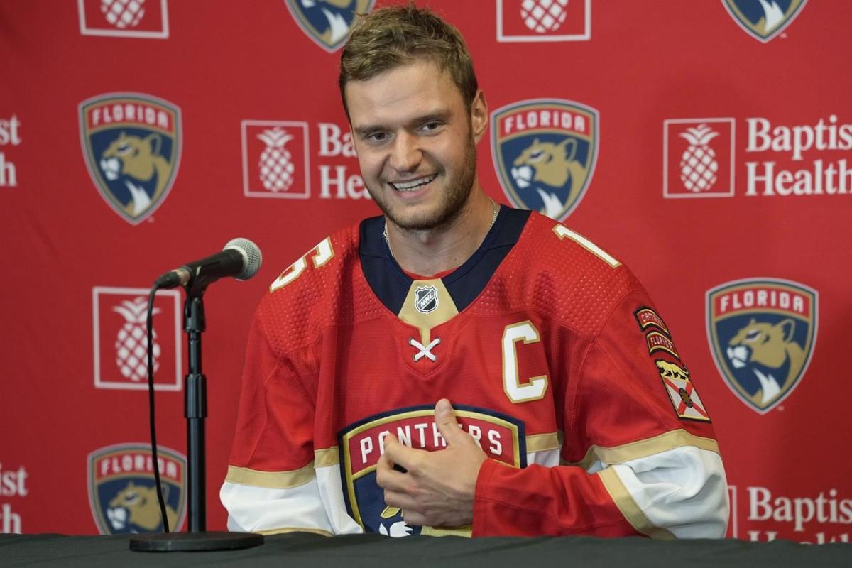 Matthew Tkachuk, Florida Panthers set sights on NHL Stanley Cup