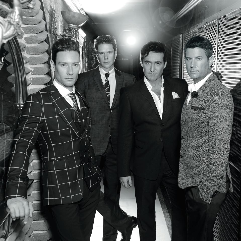 Il Divo (from left): Urs Bühler, David Miller,  the late Carlos Marin and Sébastien Izambard. Marin died of COVID-19 in December 2021.