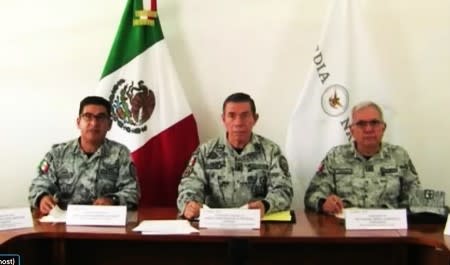 Leaders of Mexico’s National Guard announced the start of Operation Salvation in April 2021. (Government of Mexico)