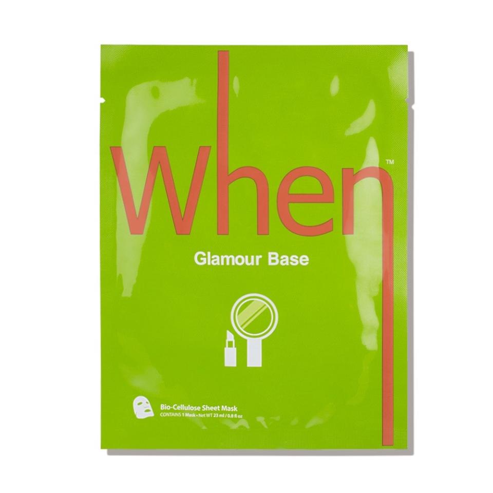 <strong>When Glamour Base Bio-Cellulose Sheet Mask*</strong>