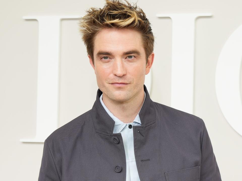 Robert Pattinson at the Dior Homme menswear spring/summer 2025 show as part of Paris Fashion Week on June 21, 2024.