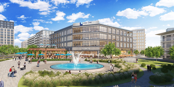 A rendering of the new Lima One Capital office in County Square.