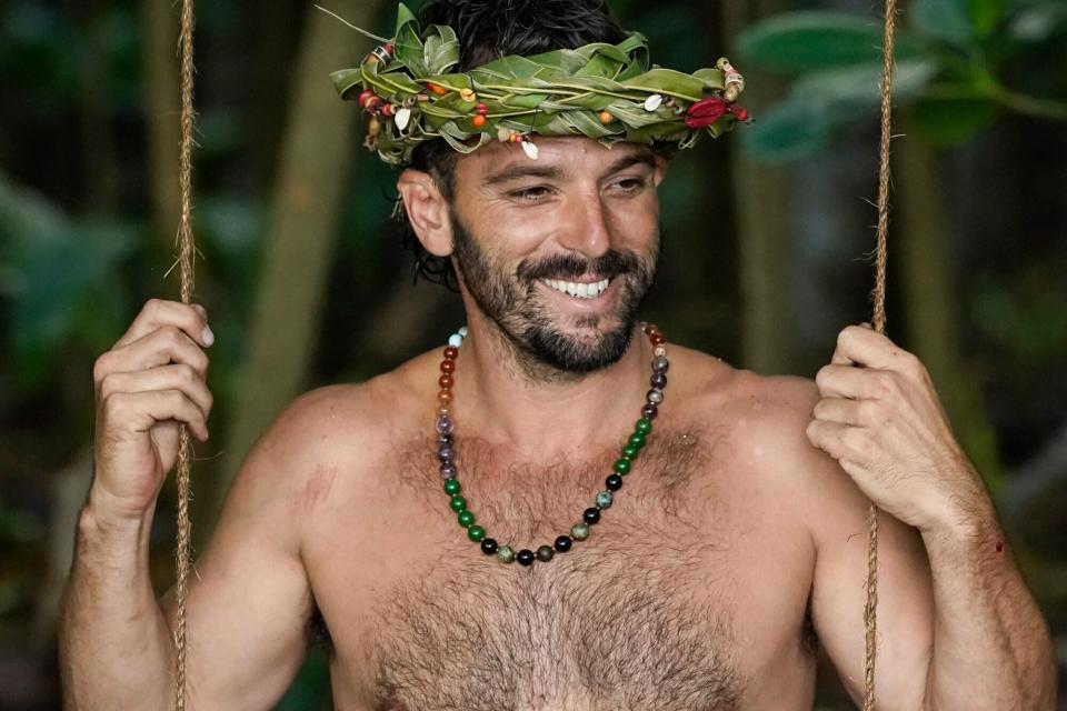 “Stop with All the Niceness” – Two castaways get caught by another tribemate while opening a Beware Advantage. Also, one person from each tribe must take a journey together where they can risk their vote or play it safe, on SURVIVOR, Wednesday, Oct. 19 (8:00-9:00 PM, ET/PT) on the CBS Television Network, and available to stream live and on demand on Paramount+.Day 10 of SURVIVOR Season 43. -- Pictured: Cody Assenmacher. Photo: Robert Voets/CBS ©2022 CBS Broadcasting, Inc. All Rights Reserved.