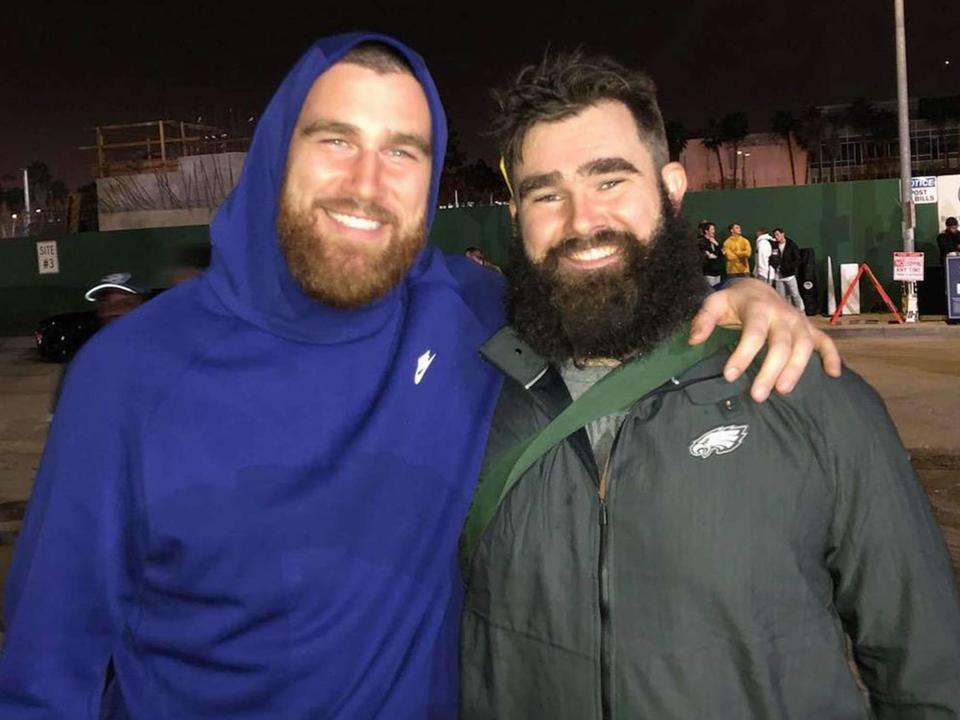 Travis Kelce Instagram Travis and Jason Kelce