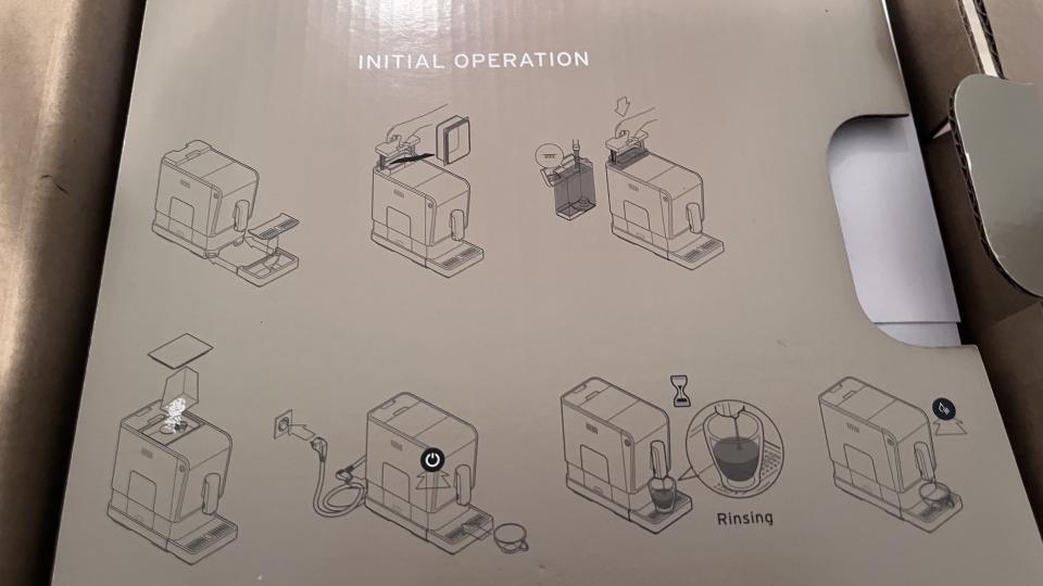 Tchibo Coffee Machine easy set up instructions