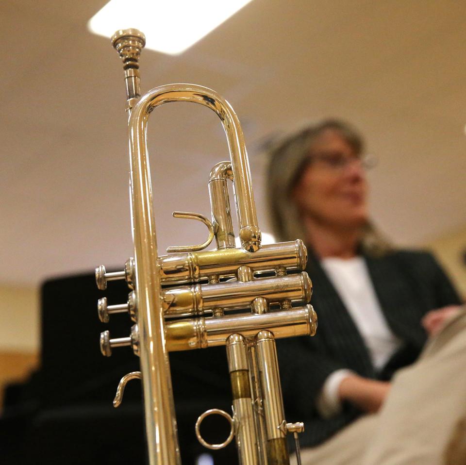 Laurie Ellis, a teacher in Kennebunk, is one of two band leaders from Maine who will be performing in the annual Macy's Day Parade on Thanksgiving.