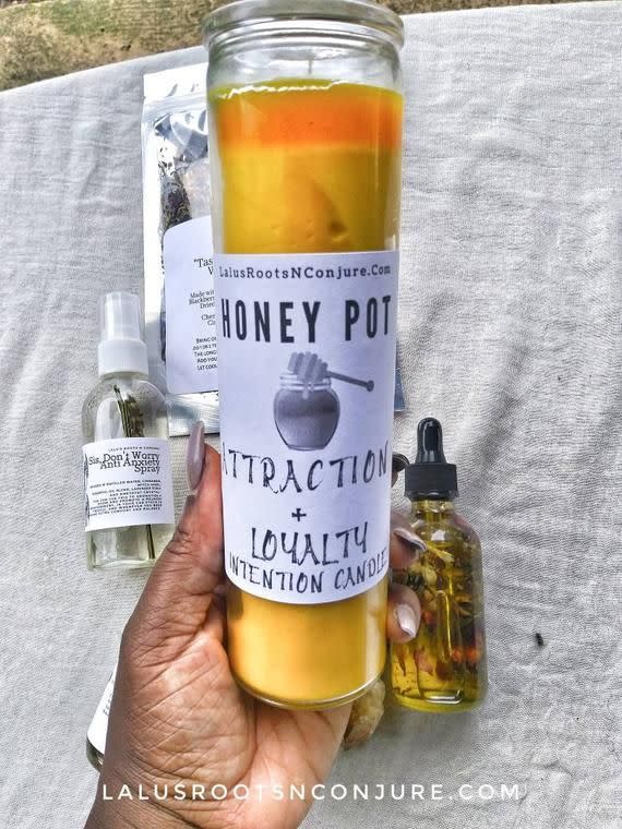 3) Honey Pot Attraction + Loyalty Candle