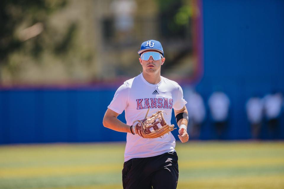 Kansas baseball held its first-ever Rare Disease Game on Saturday when the Jayhawks faced off against Houston.