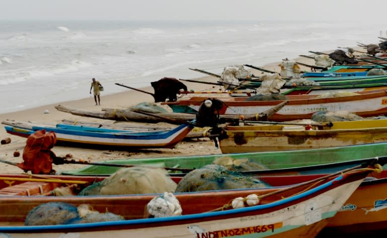 Authorities in India's Tamil Nadu had been warning fishermen since Sunday not to risk going out to sea as Cyclone Gaja approached