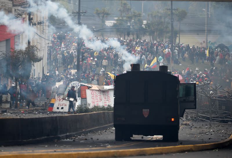 Anti-government protests in Quito