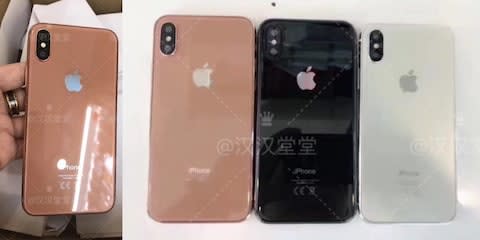 iPhone 8 colours - Credit: MyDrivers