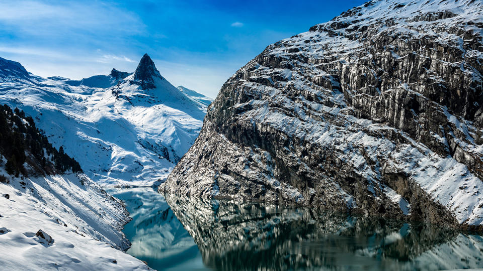 A glacier in Switzerland