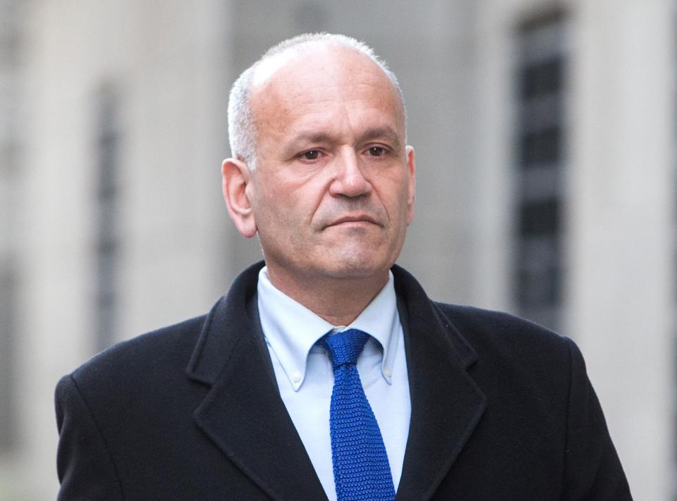 Former Dragons Den star Doug Richard arrives at the Old Bailey. (Shutterstock)